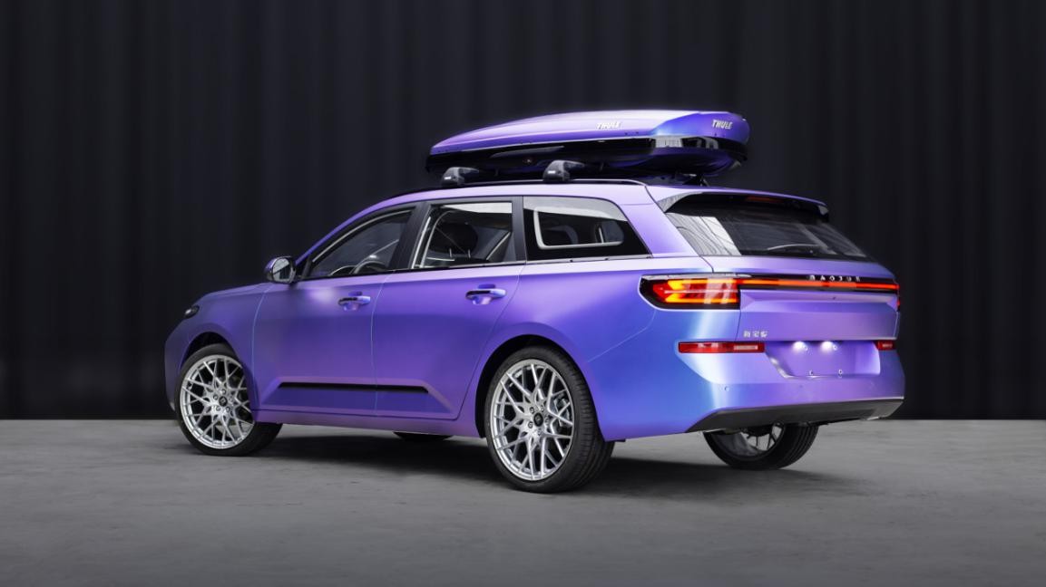官宣：第二款新宝骏休旅车定制版-极光紫重磅亮相